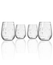 Rolf Glass Fly Fishing 17 fl.oz Stemless Wine Glasses Set (Set of 2)  410333-S/2 - The Home Depot