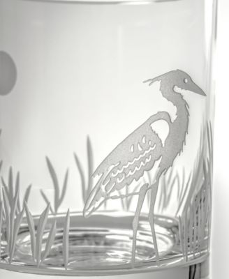 Heron Double Old Fashioned Glass 13oz - Set of 4 Glasses