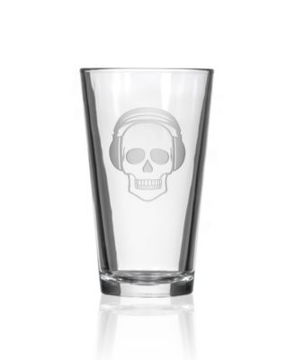 Numbskulls Beer Pint Glass 16oz - Set of 4 Glasses