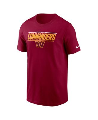 Men's Burgundy Washington Commanders Muscle T-shirt