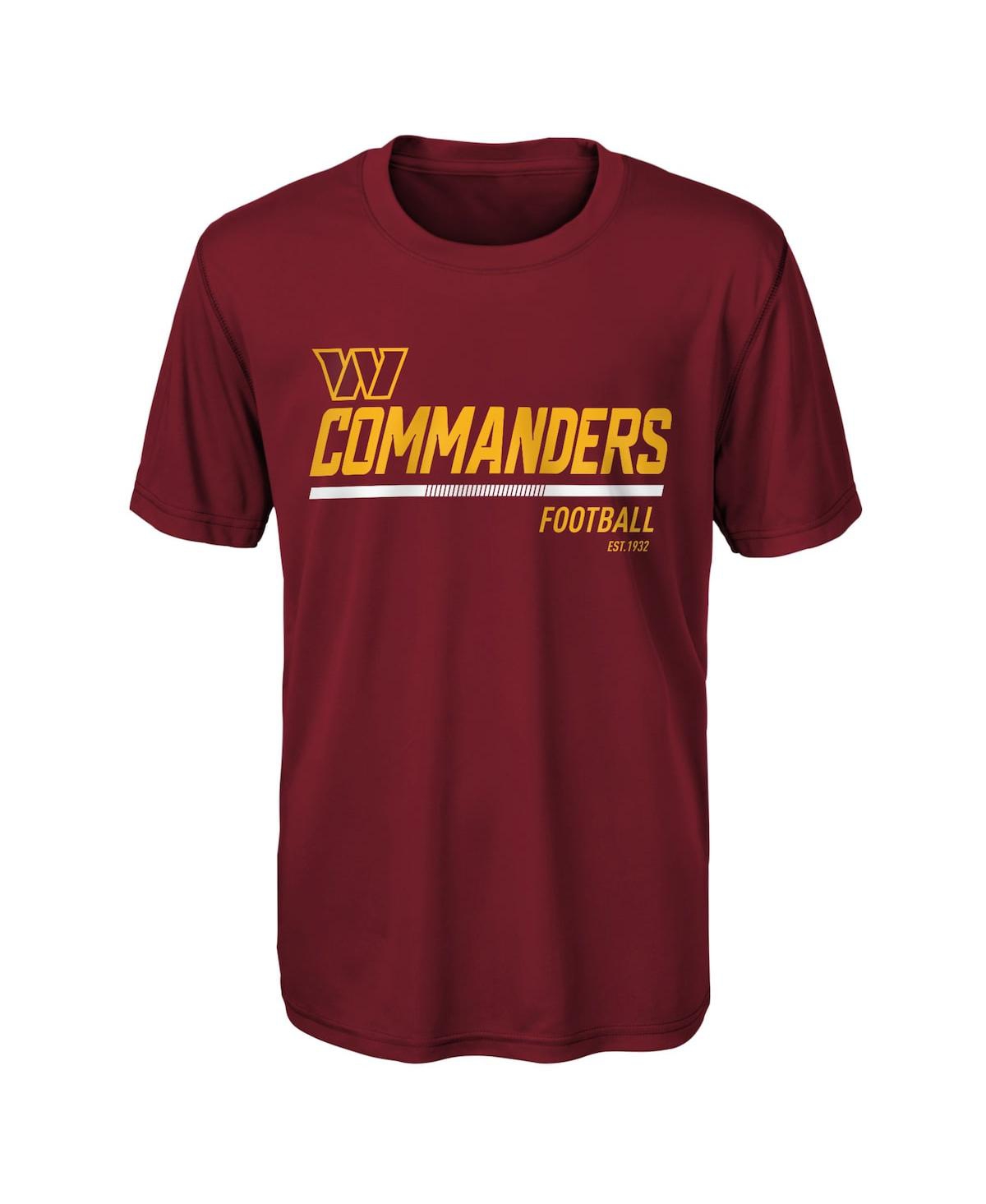 Outerstuff Kids' Big Boys Burgundy Washington Commanders Engaged T-shirt