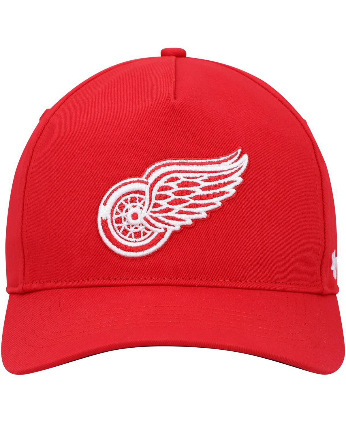 Men's '47 BrandDetroitWings Primary Hitch Snapback Hat - Red