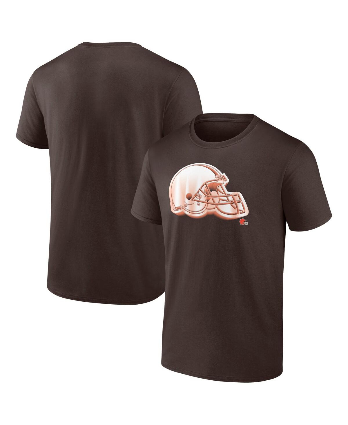 Fanatics Men's  Brown Cleveland Browns Chrome Dimension T-shirt