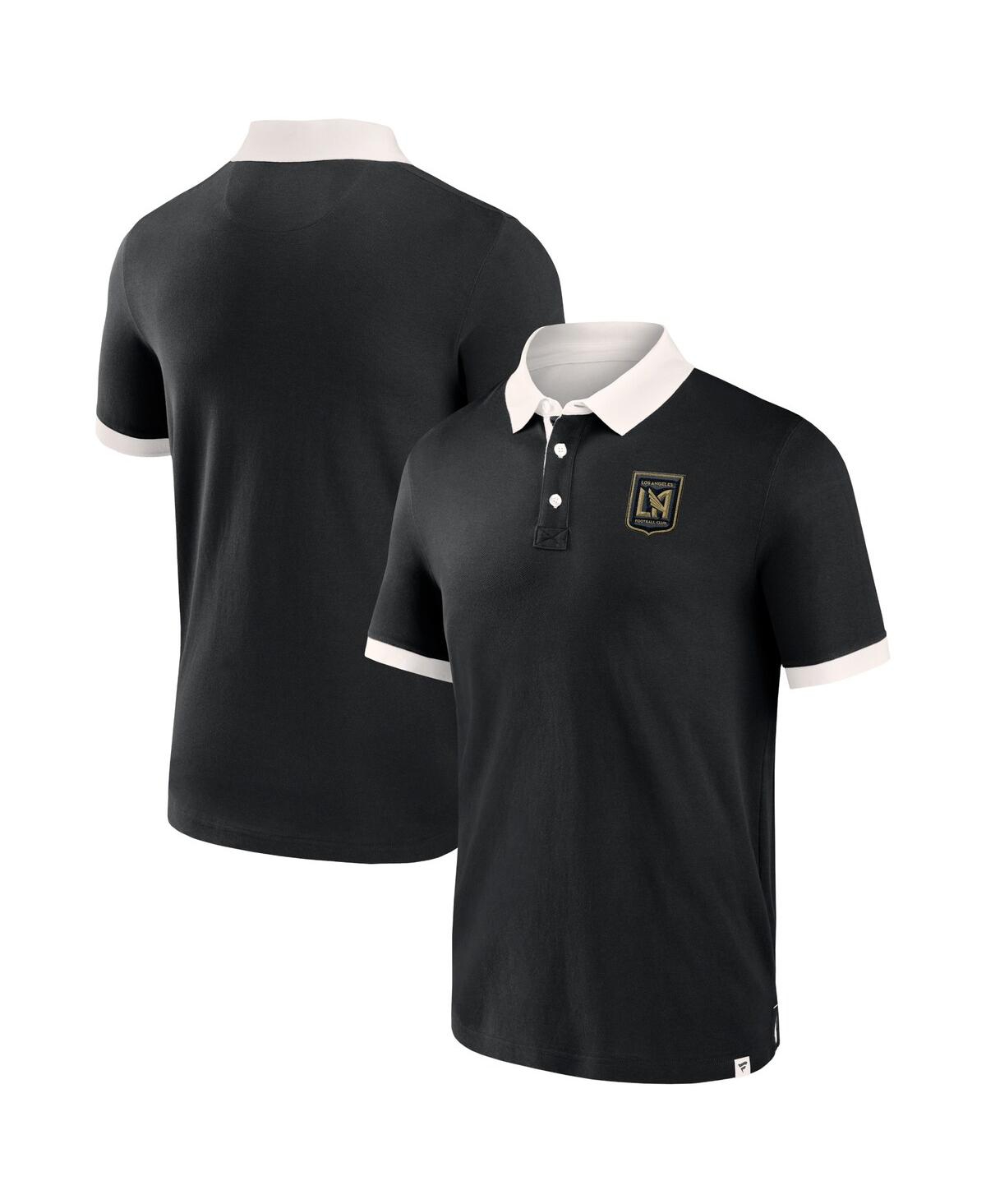 Shop Fanatics Men's  Black Lafc Second Period Polo Shirt