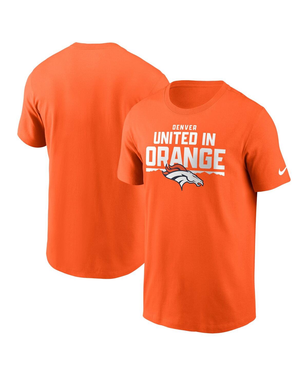 Nike Men's  Orange Denver Broncos Local Essential T-shirt