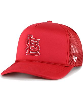 Men's Red St. Louis Cardinals Foam Logo Trucker Snapback Hat