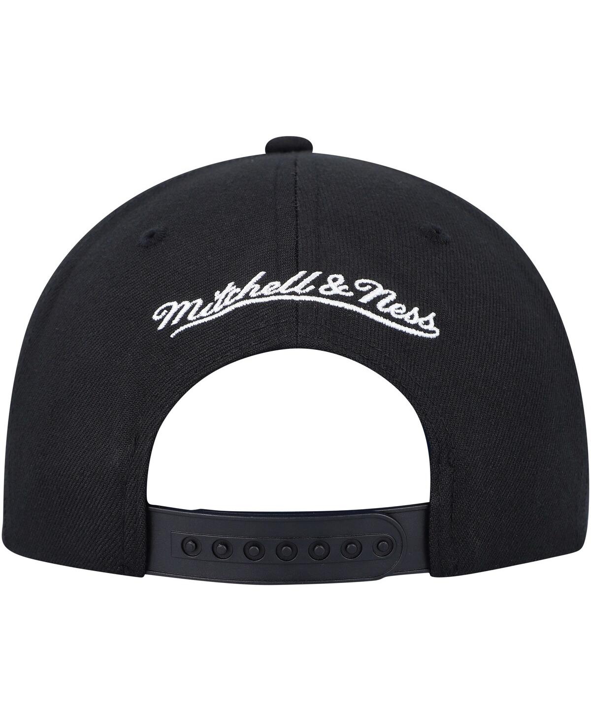 Mitchell & Ness Men's  Black Chicago Bulls Soul High-grade Fade Undervisor Snapback Hat In Black