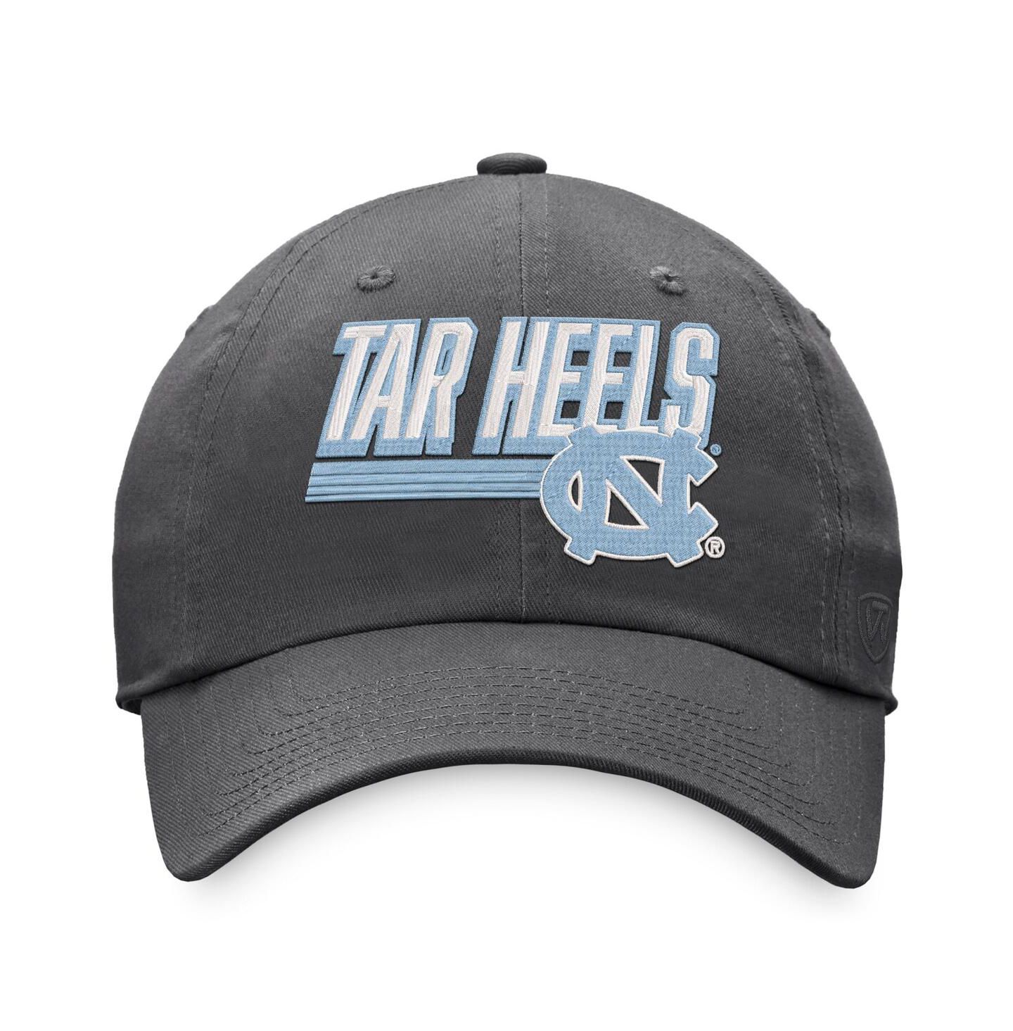 Мужские головные уборы Top of the World Charcoal North Carolina Tar Heels Slice Adjustable Hat — фото 3