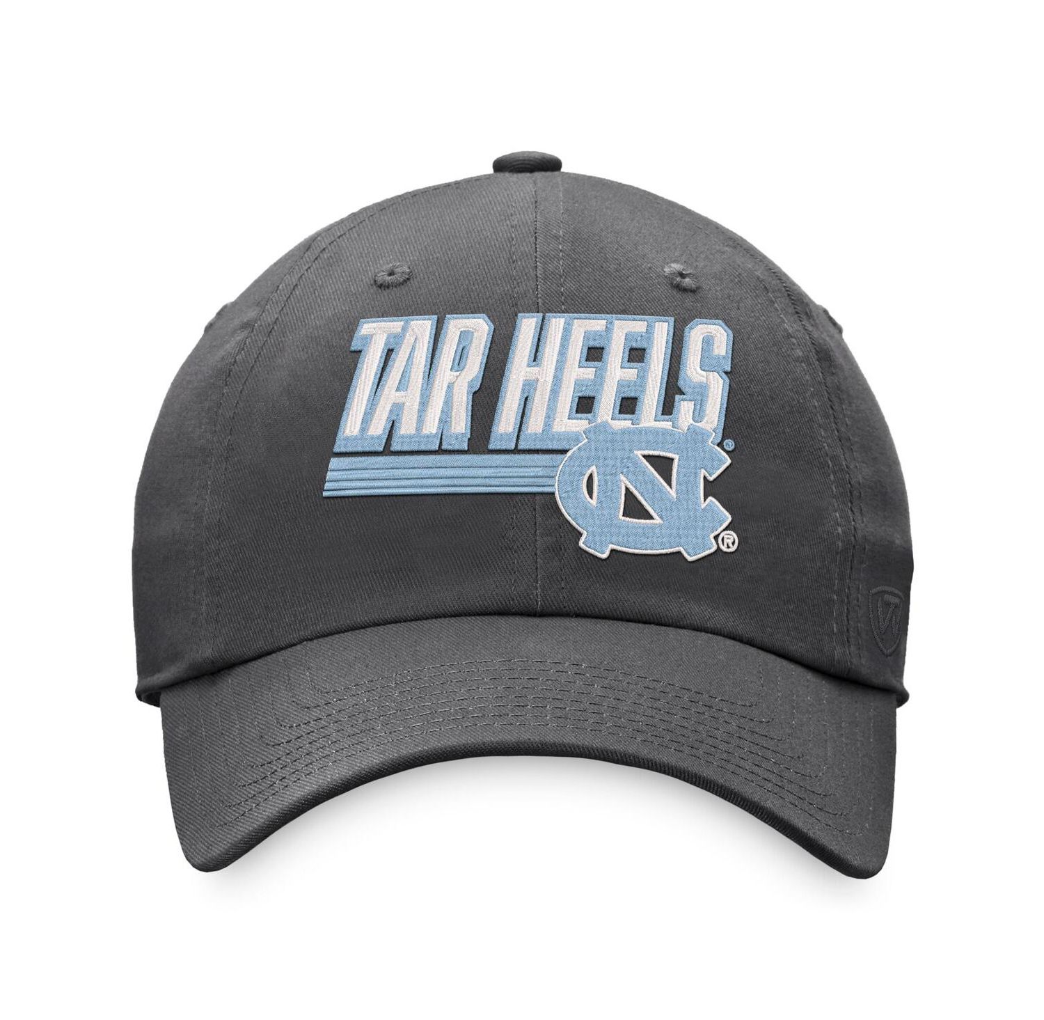 Men's Charcoal North Carolina Tar Heels Slice Adjustable Hat