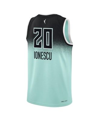 Big Boys and Girls Sabrina Ionescu Mint New York Liberty 2023 Rebel Edition Victory Player Jersey