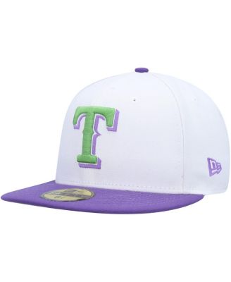 New Era Men's White Texas Rangers 40th Anniversary Side Patch 59FIFTY Fitted Hat