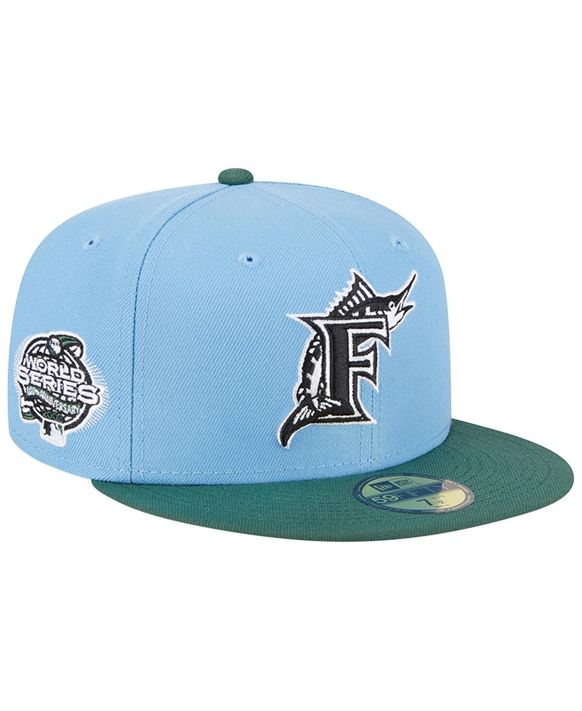 Men's New Era Cilantro Florida Marlins 2003 World Series Cooperstown Collection 59FIFTY Fitted Hat - Cilantro