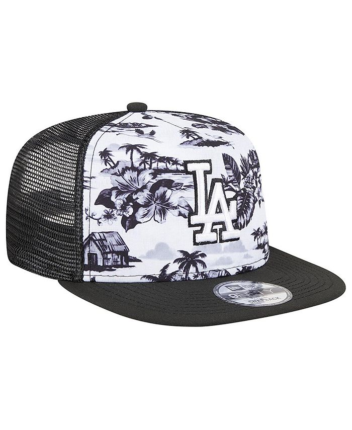 New Era Men's White, Black Los Angeles Dodgers Vacay 2.0 AFrame
