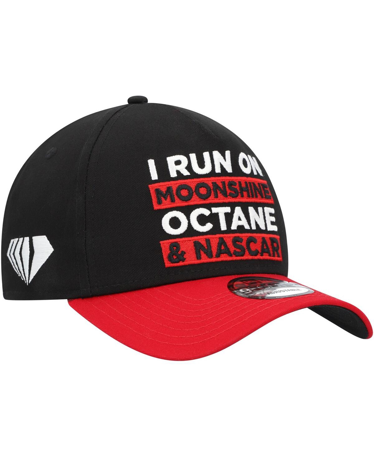Men's New Era Scarlet Nascar 9FORTY A-Frame Trucker Snapback Hat - Scarlet