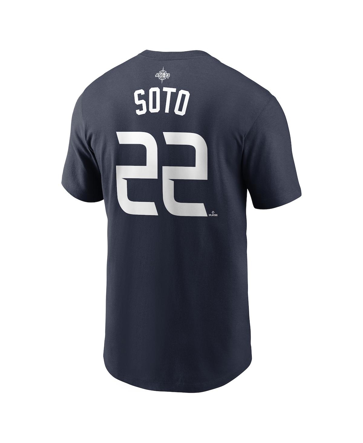 Nike Men's Juan Soto Navy National League 2023 Mlb All-star Game Name And  Number T-shirt