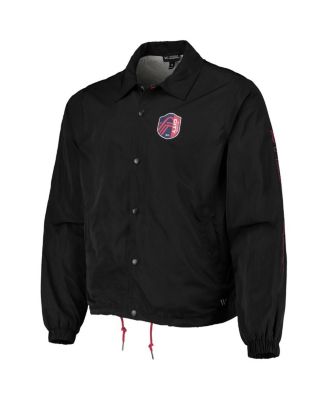 Men's Black St. Louis City SC Coaches Full-Snap Jacket