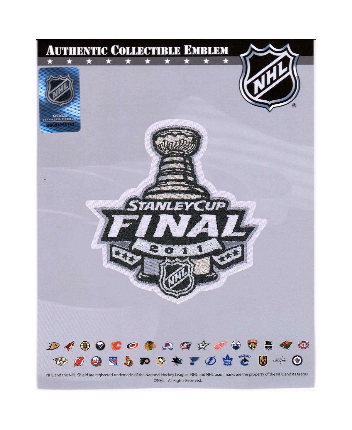 Boston Bruins vs. Vancouver Canucks Unsigned 2011 Stanley Cup Final National Emblem Jersey Patch - White