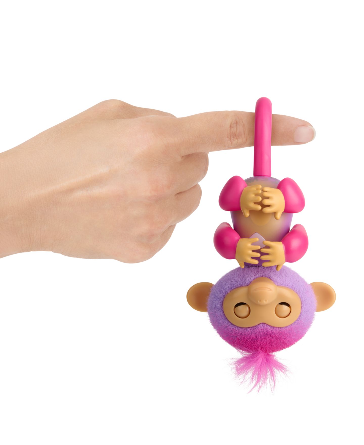 Детские фигурки Fingerlings Interactive Baby Monkey Reacts to Touch with 70+ Sounds & Reactions — фото 12