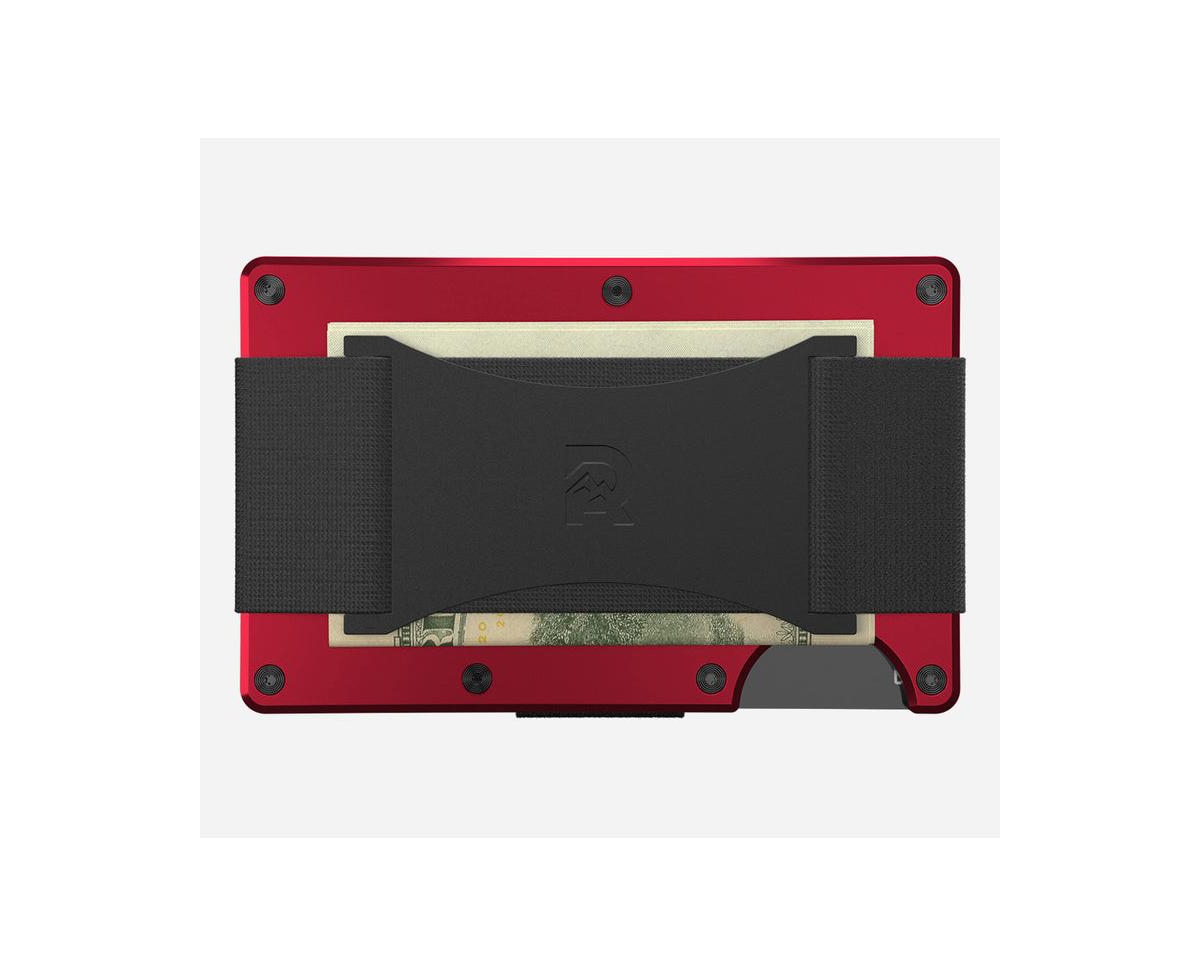 The Ridge Aluminum (Red) Wallet - (red)