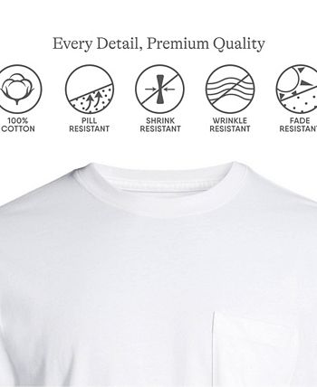 Lands' End Men's Tall Super-T Short Sleeve T-Shirt with Pocket - Macy's