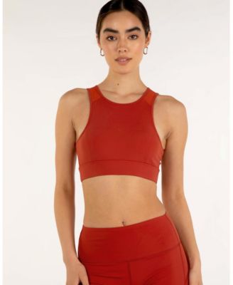 Women's Venti Mesh Longline Silkiflex Crop Bra