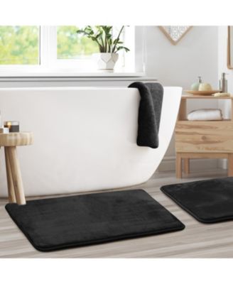 Non-Slip, Ultra Soft Plush, Memory Foam Bath Rug - Large 20"x32" - 2 Pack