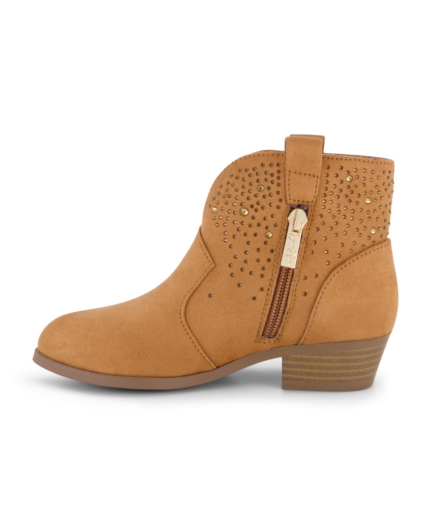 Ботинки Jessica Simpson Layla Ankle Booties для девочек, цвет: Коньячный — фото 7