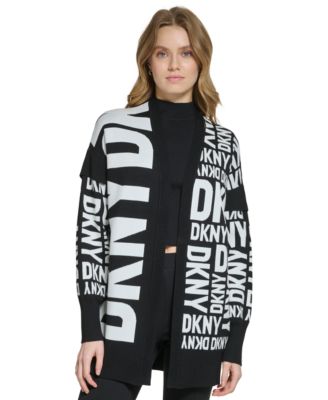 Dkny sale black cardigan