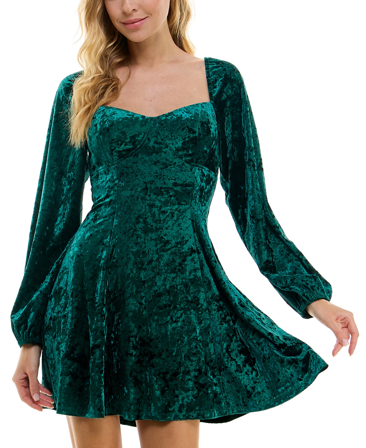 Juniors outlet velvet dress