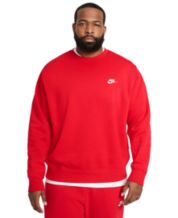 Men's Champion Red Louisville Cardinals Soccer Stack Logo Powerblend  Pullover Sweatshirt