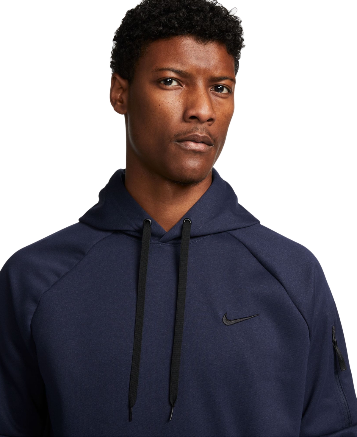 Nike Men's Therma-fit Long-Sleeve Logo Hoodie -black
