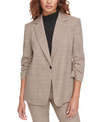 Calvin klein petite blazer best sale