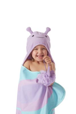 Juvi Butterfly Themed Fabric Shower Curtain Bathroom Set, 5-Pc.