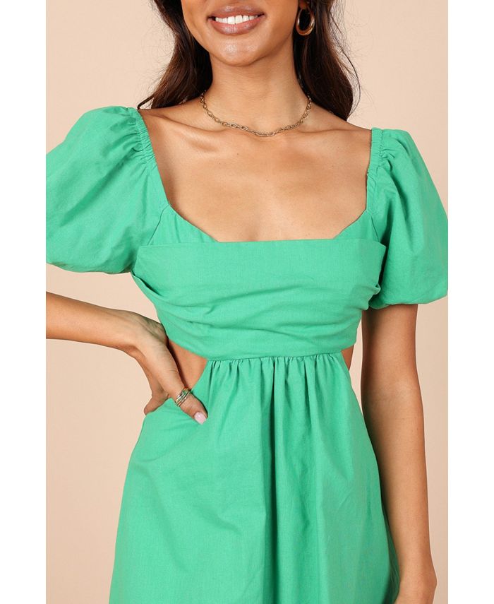 Petal and Pup Womens Jeanelle Bust Pleat Cutout Mini Dress Macy's