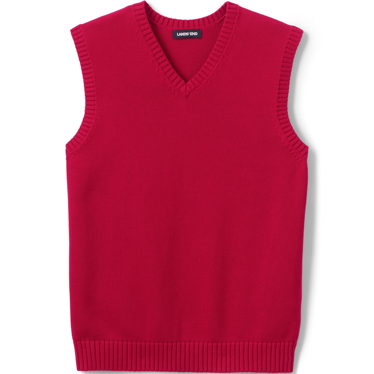 Men's Cotton Modal Sweater Vest - Red