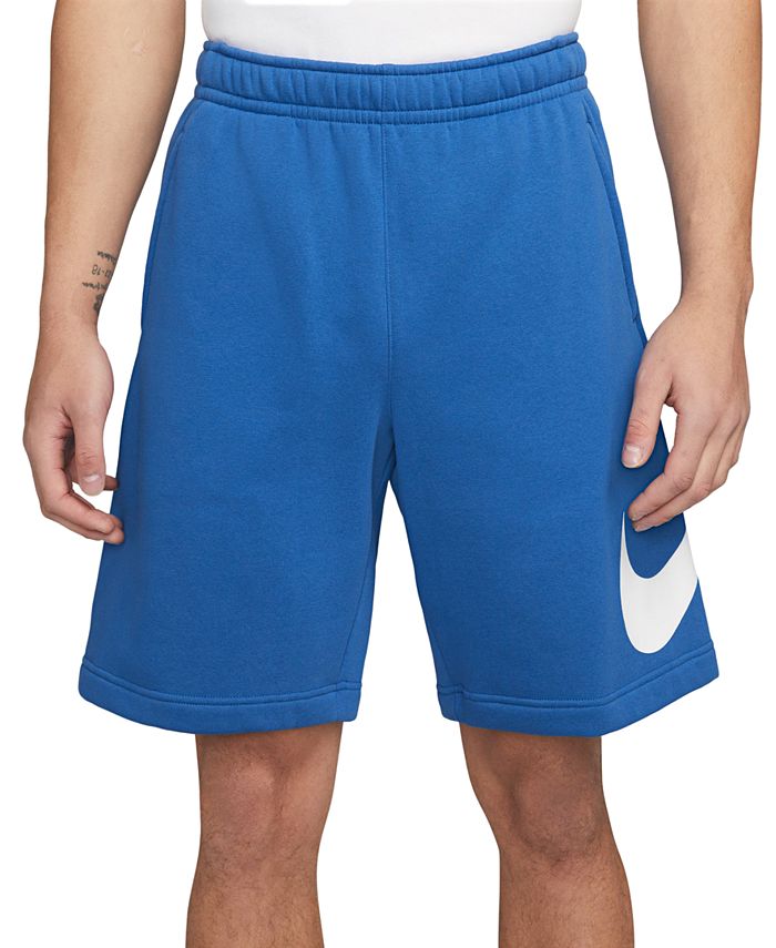 Nike Sportswear CLUB - Shorts - grey heather/white/mottled dark grey 