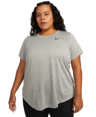 Nike - Plus Size Active Dri-FIT Women's Short-Sleeve Logo T-Shirt