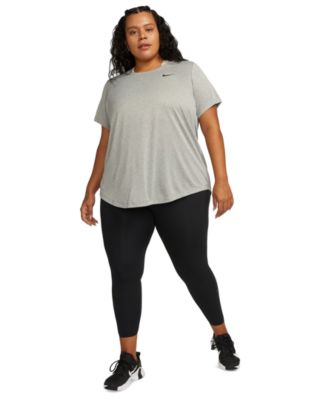 Plus Size Active Dri-FIT Women's Short-Sleeve Logo T-Shirt 