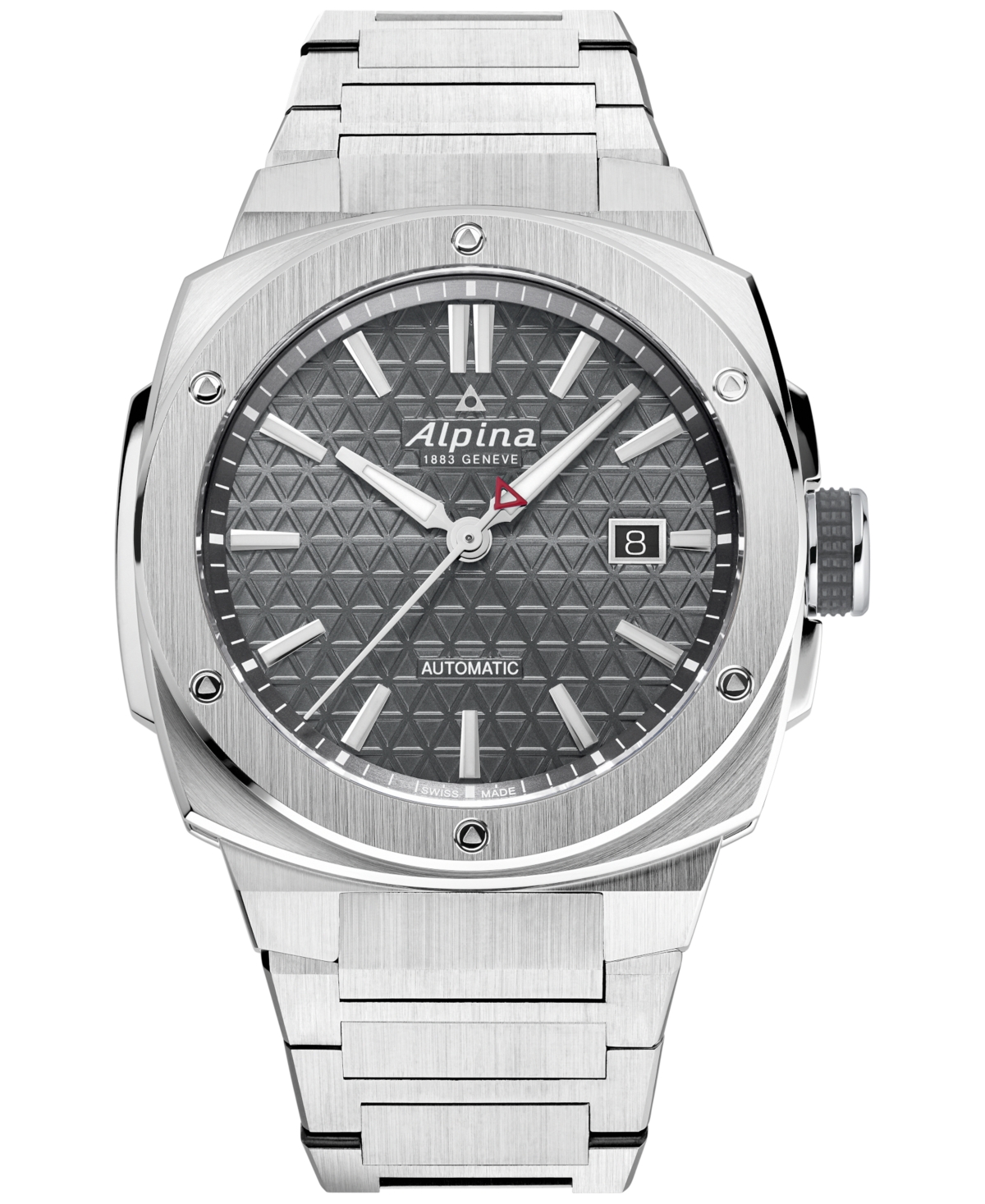 Alpina Men's Swiss Automatic Alpiner Stainless Steel Bracelet Watch 41mm In Silver-tone