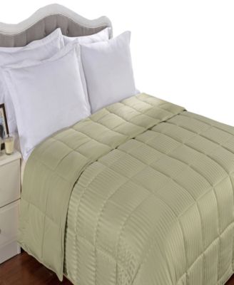 Stripe Hypoallergenic Down Alternative Blanket, King