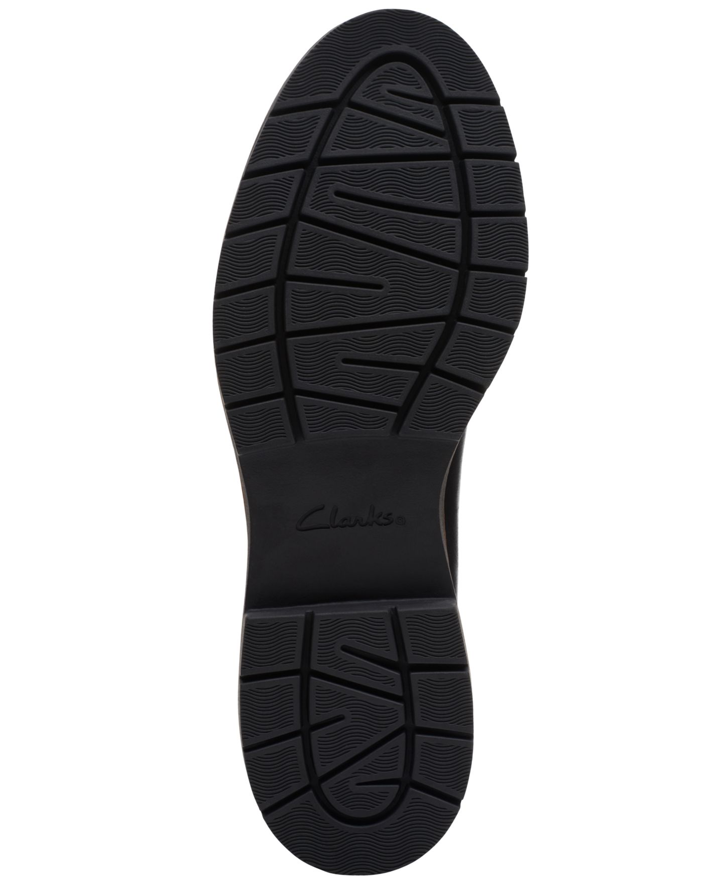Женские туфли Clarks Westlynn Bella Lug-Sole Comfort, цвет: Чёрный кожаный — фото 10