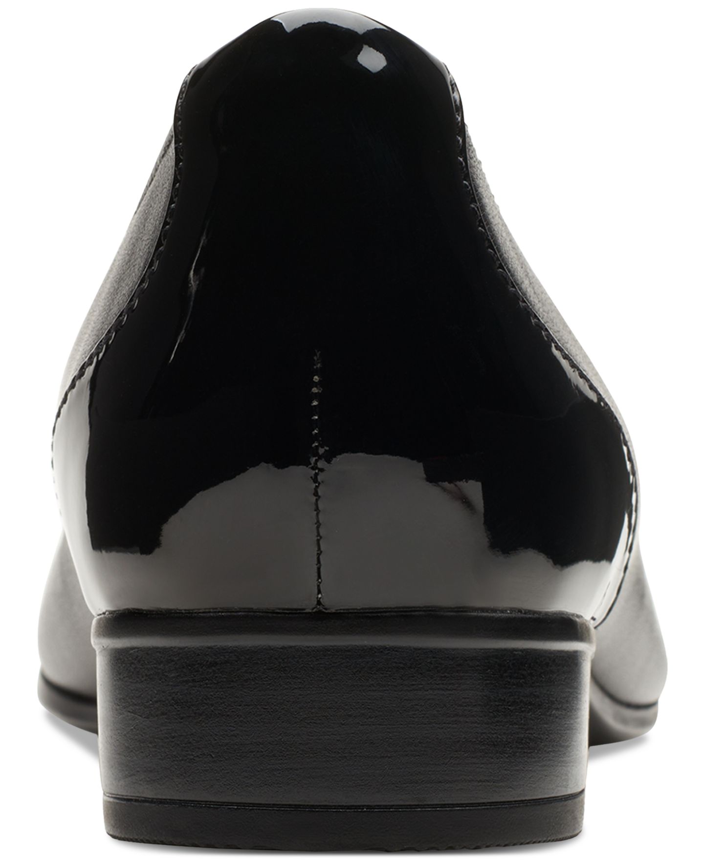 Женские балетки Clarks Juliet Step без застёжки с мысом, цвет: Чёрный — фото 3
