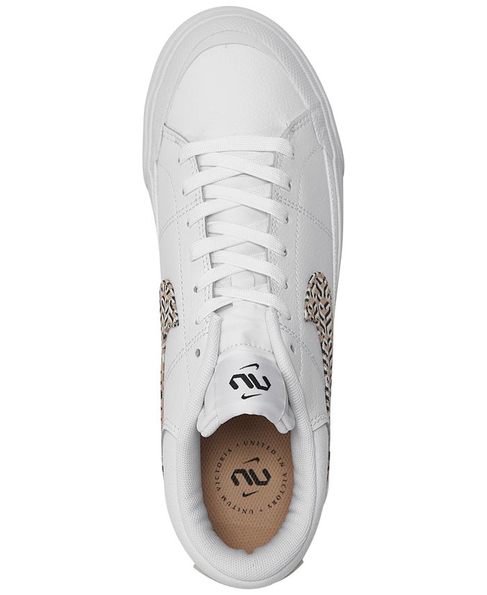 Nike Women #39 s Court Legacy Lift Platform Casual Sneakers from Finish