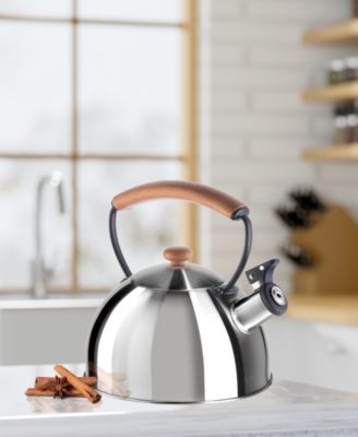 2.5 Litre Whistling Tea Kettle with Wood Handle
