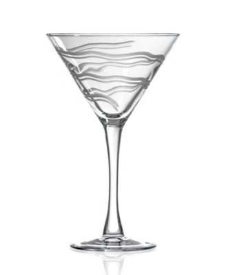 Good Vibrations Martini Glass 10oz - Set of 4 Glasses
