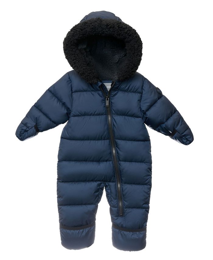 Michael Kors Baby Boys Heavy Weight Sherpa Lined Pram Jacket - Macy's