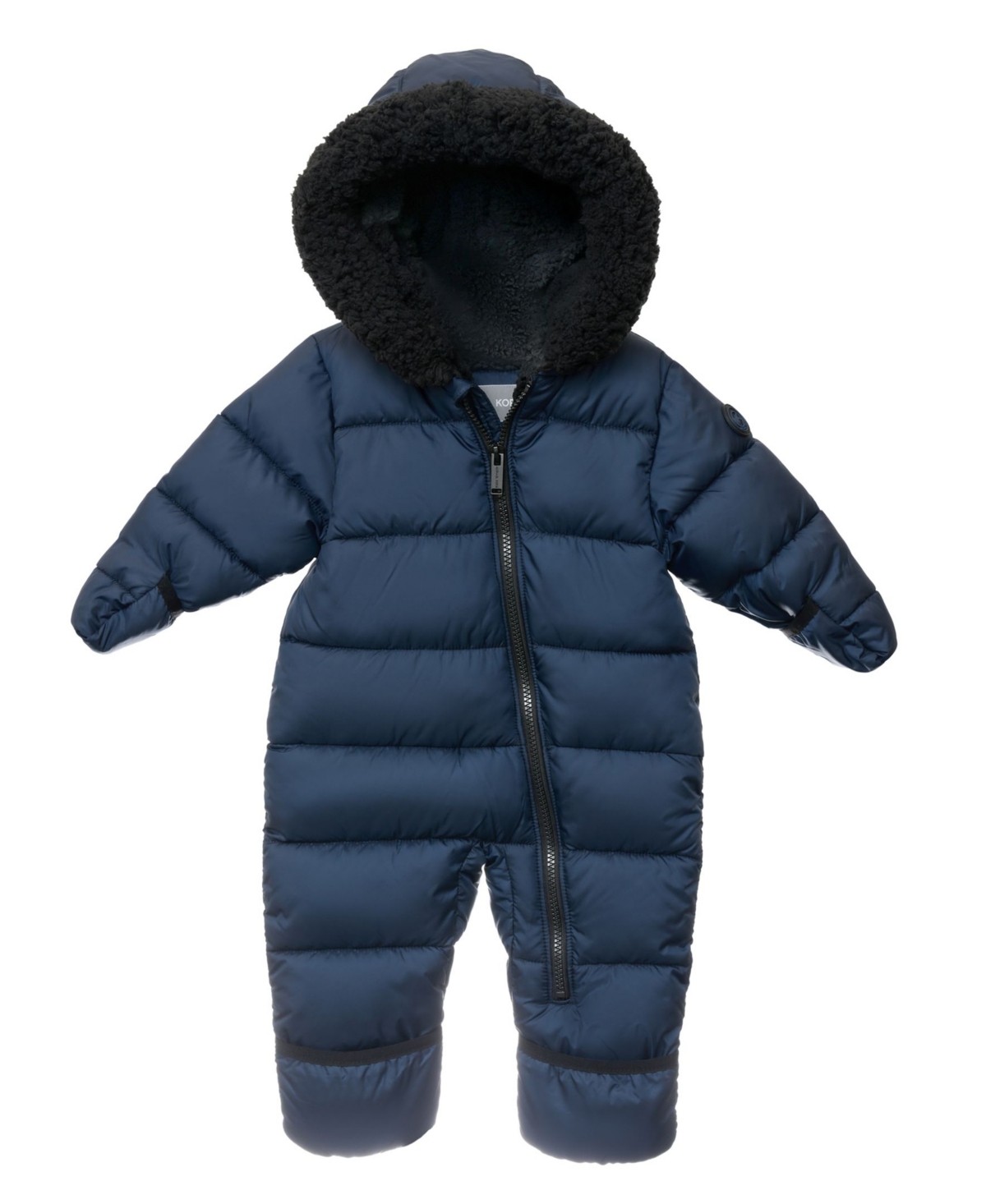 Michael Kors Baby Boys Heavy Weight Sherpa Lined Pram Jacket In Midnight