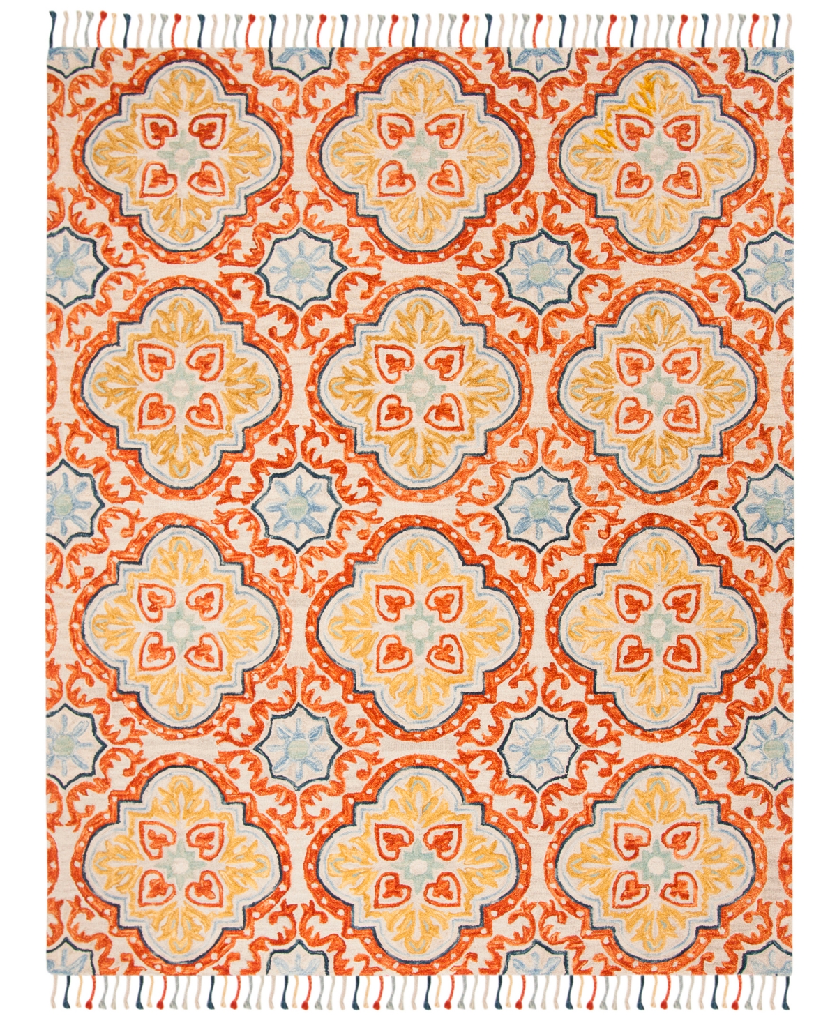 Safavieh Aurora APN217 9' x 12' Area Rug - Beige, Rust