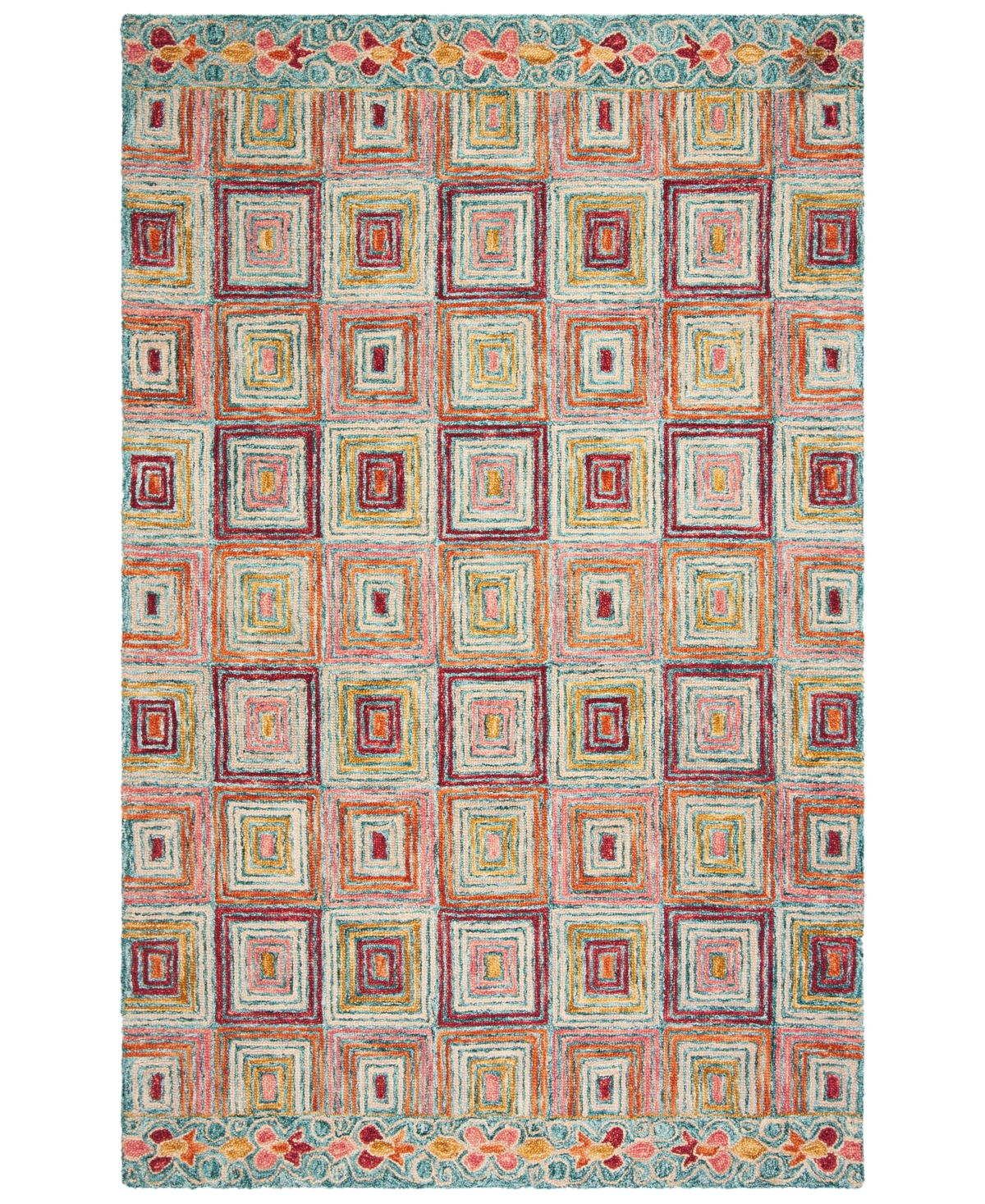 Safavieh Aurora APN270 6' x 9' Area Rug - Pink, Gold