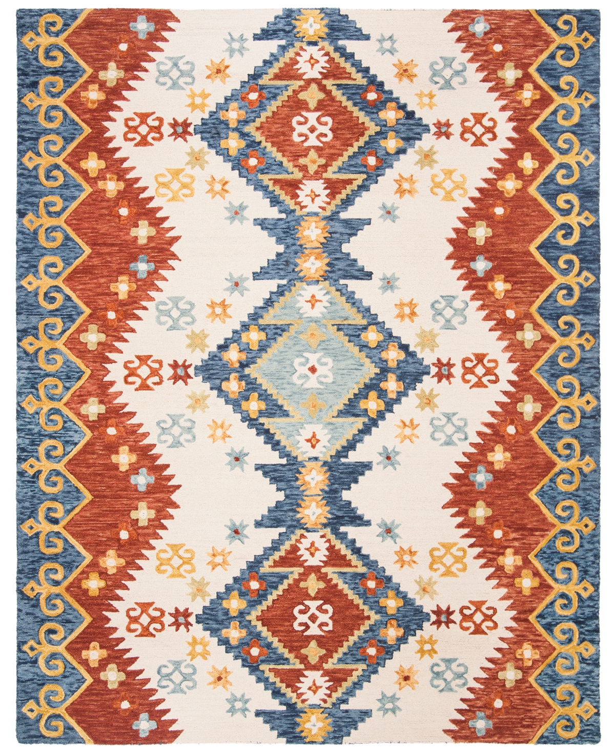 Safavieh Aurora APN401 8' x 10' Area Rug - Ivory, Blue